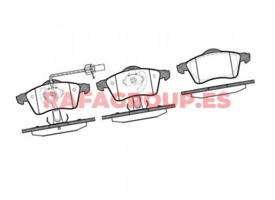 RG6551 - Pastillas de freno